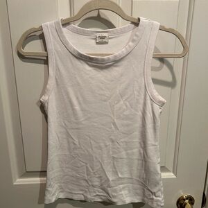 Abercrombie & Fitch White Tank Top